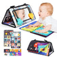 Jinglers MultiFeature Tummy Time High Contrast Books And Mirror | Sensory Books For 3 Month Old Baby | Tummy Time Toys | Sensor