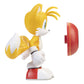 Sonic The Hedgehog 4-Inch Action Figure - Modern Tails with Star Spring, Plastic Collectible Toy, Model 407024