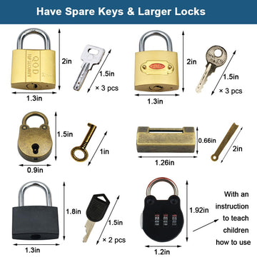 Inslat Montessori Lock And Key Toy Set For Toddlers, Montessori Elementary Materials Educational Stem Toy Matching Games Lock Set With Wooden Tray For 3 4 5 Year Old Kids