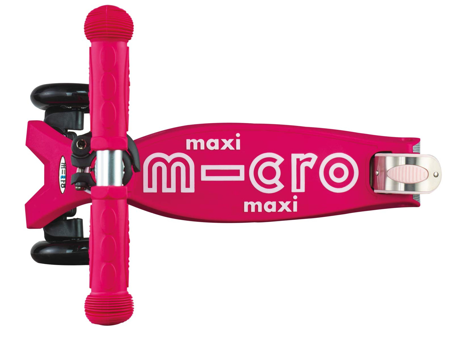 Micro Maxi Deluxe Scooter - 3-Wheeled, Lean-to-Steer, Kids Ages 5-12, Pink, MMD021, Polyurethane