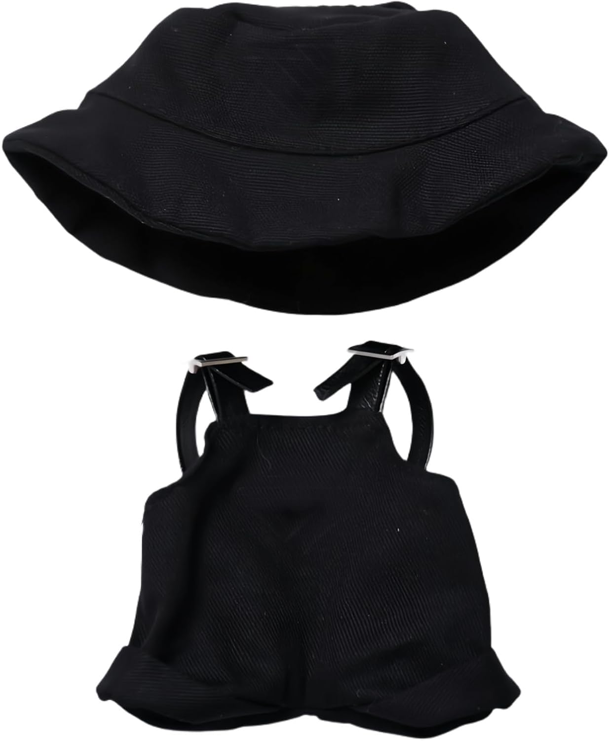 17 cm Lububu Clothes  Fashion 2-Piece Top & Pants Lububu Outfit  enhanced Dolls Clothing Set  for Doll Dress Up ( No Doll ) (Black R)