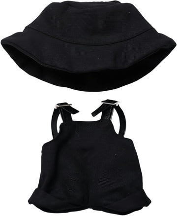 17 cm Lububu Clothes  Fashion 2-Piece Top & Pants Lububu Outfit  enhanced Dolls Clothing Set  for Doll Dress Up ( No Doll ) (Black R)