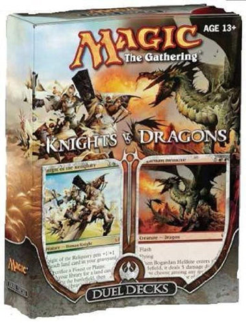 Magic The Gathering: Mtg Duel Decks: Knights Vs Dragons (Two 60 Card Decks)