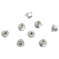 GDOOL 8PCS Flange M4 Lock Nuts Serrated Nylon Self-Tightening Aluminum M4 Wheel Hardware for Axial HPI TLR ECX Model RC Car Vehi