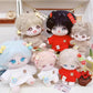 Niannyyhouse 10Cm Plush Doll Clothes Cartoon Pattern Knit Sweater Dolls Accessories Dress Up (Pink)
