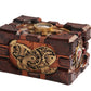 Ptc 7.75 Inch Steampunk Themed Pressure Gauge Box Statue Figurine