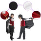 Eozy Kids Boys Halloween Vampire Costume Child Vampire Noble Dracula Role Play Dress Up Cosplay Party Clothes