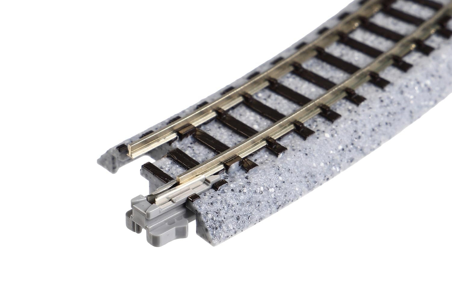 Kato USA Model Train Products Unitrack, 249mm (9 3/4'') Radius 15-Degree Curve Track (4-Piece)