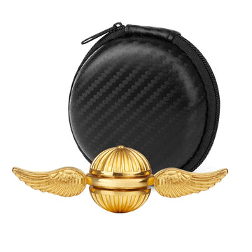 Umnodobn Gold Fidget Spinner Magic Orb Anxiety Toys Stress Relief Reducer Spin Fidgets Hand Bearing Tri Spinner Finger Spinners Toy Focus Fidgeting Restless Novelty Gift For Adults Kids