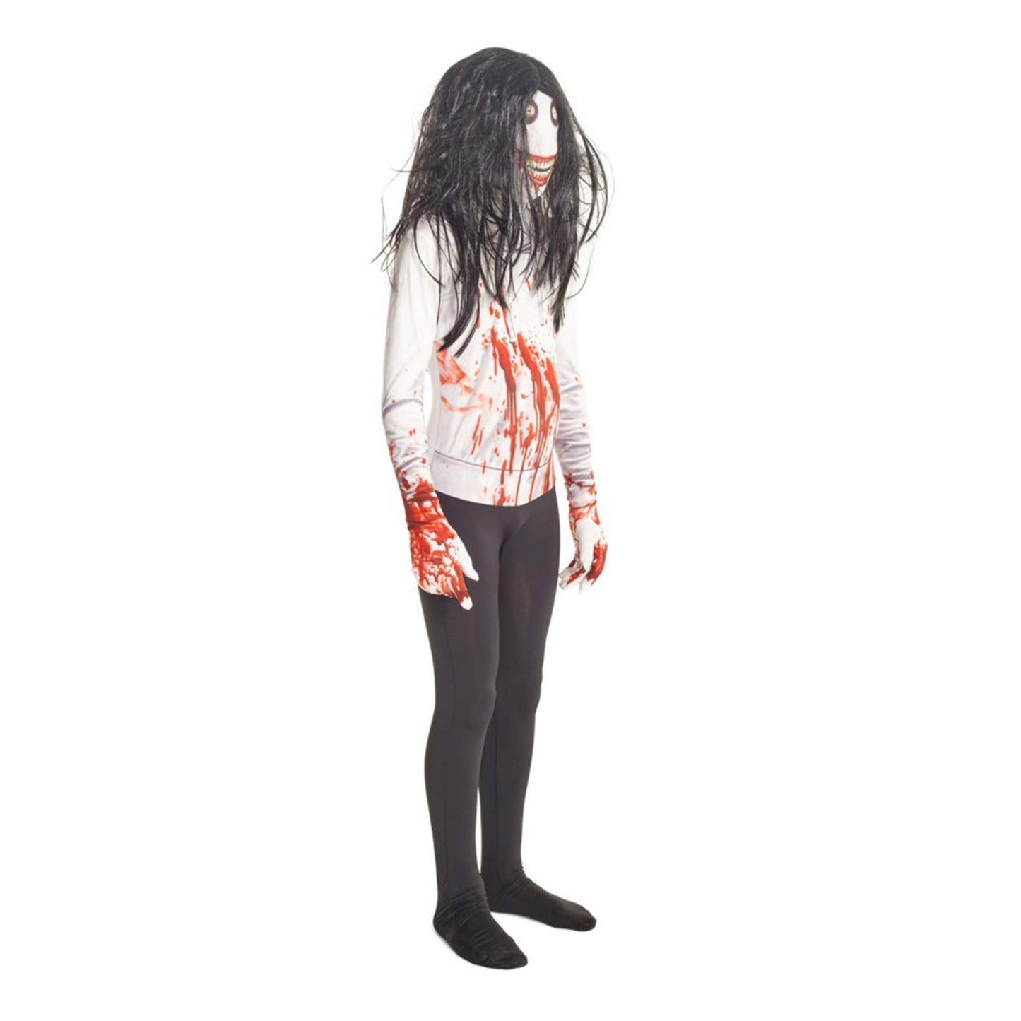 Morphsuits Jeff The Killer Kids Monster Urban Legend Costume - Small 3-35 / 6-8 years (91cm-104 cm)