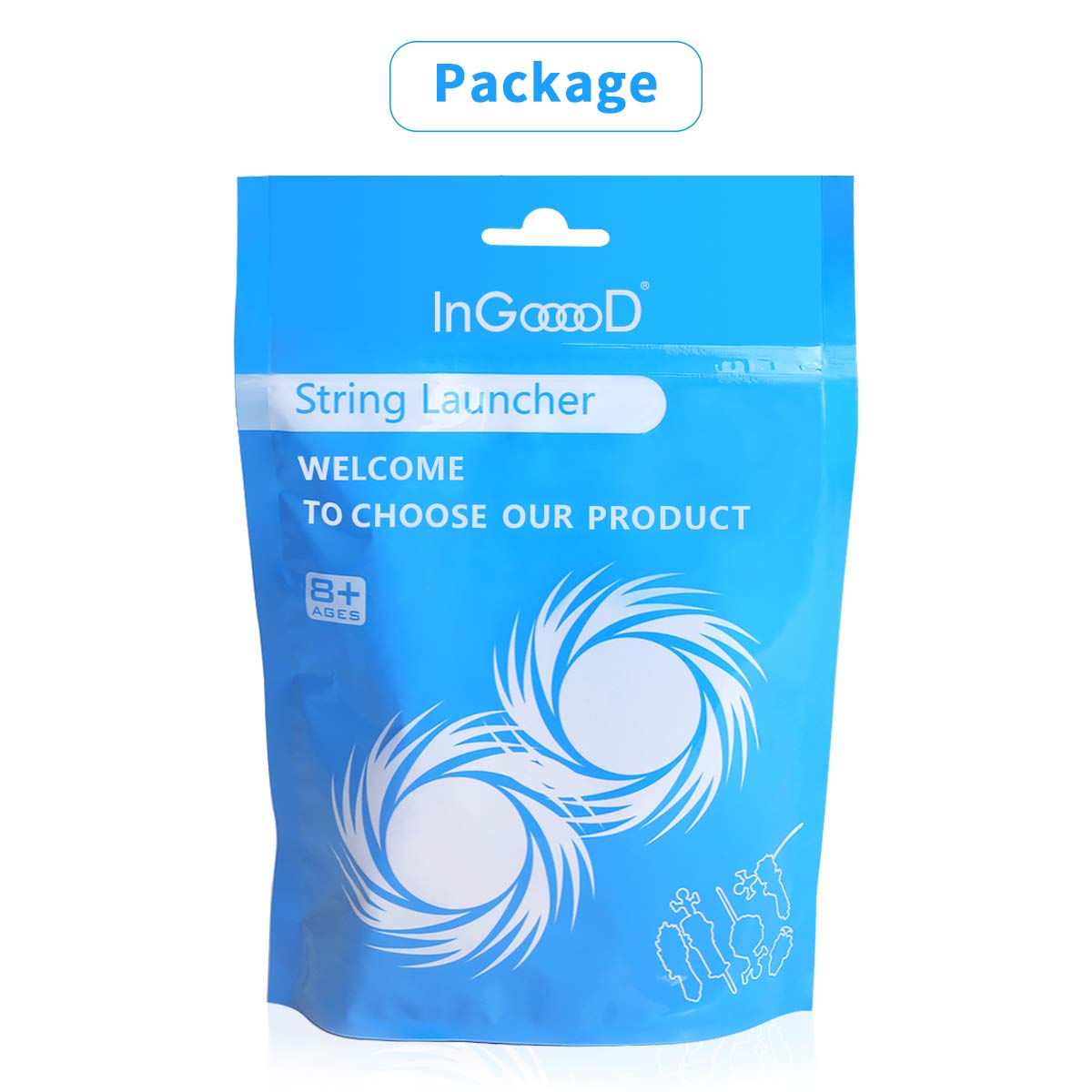Launcher And Grip, Burst Gyro Starter String Launcher (Right Launcher)