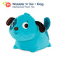 B. Toys - Plush Crawling Toy Dog - Interactive Plush Dog – Stuffed Animal – Washable Tummy Time Barking Plush Toy With Movement & Sounds- Toys For Babies, Toddlers – 1 Year +