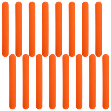 16 Pcs Silicone Rubbber Slap Bracelets Plain Slap Bracelets Wrist Soft and Safe Slap Bands Wrap Band for School Party Favors DIY