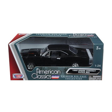 Motormax 1969 Dodge Coronet Super Bee Green 1/24 Diecast Model Car
