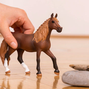 Schleich Horse Club 2023 Authentic Majestic Peruvian Pasos Mare Horse Figurine - Realistic Detailed Riding Mare Toy For Boys And Girls Imagination And Play, Highly Durable Gift For Kids Ages 5+