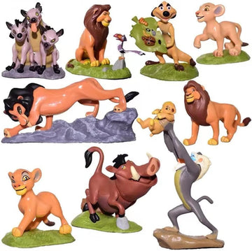 Fjzzcxnk Kids Play Animal Figures Action Figures Toys, Tales Of Mufasa & Simba Perfect 1.8-2.8 Inches Lion Figurines Playsets To