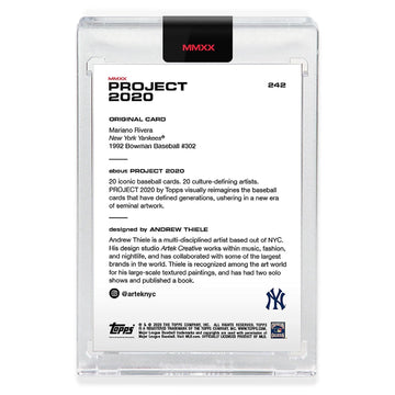 Topps Project 2020 Card 242-1992 Mariano Rivera by Andrew Thiele