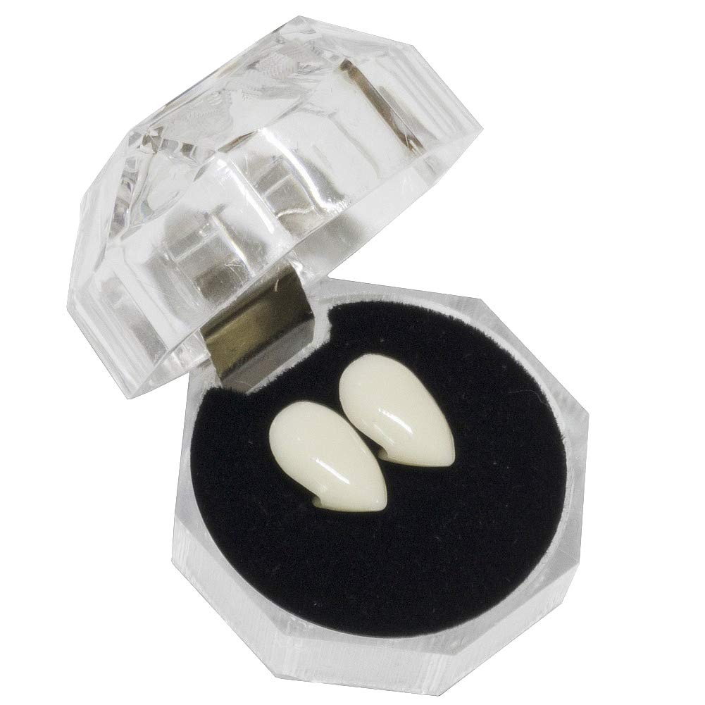 Secaden Cosplay 13Mm Vampire Teeth Dentures Halloween Party Props Fangs (13Mm)