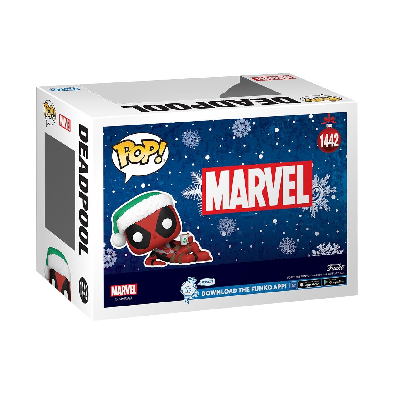 Funko POP! Marvel Deadpool Holiday Vinyl Figure - 4" Multicolor Collectible - Official Merchandise for Kids & Adults
