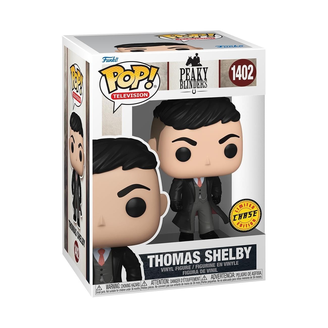 Funko POP! Peaky Blinders Thomas Shelby Vinyl Figure - Rare Chase Variant - Multicolor - Model 72185 - Collectible Merchandise for Fans