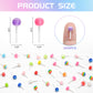 WOZADU 200 PCS Mini Resin Lollipop Figurines for Crafts Luminous Tiny Resin Animal Miniature Things for Dollhouse Fairy Garden Micro Landscaping Decoration Cake Toppers Decor