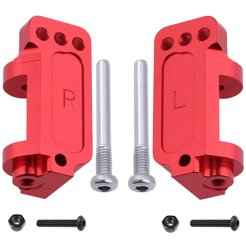 HobbyPark Aluminum Alloy Caster Blocks for RC 1/10 Traxxas 2WD Slash, Stampede, Rustler, Nitro Slash, Replacement of Part 3632 (