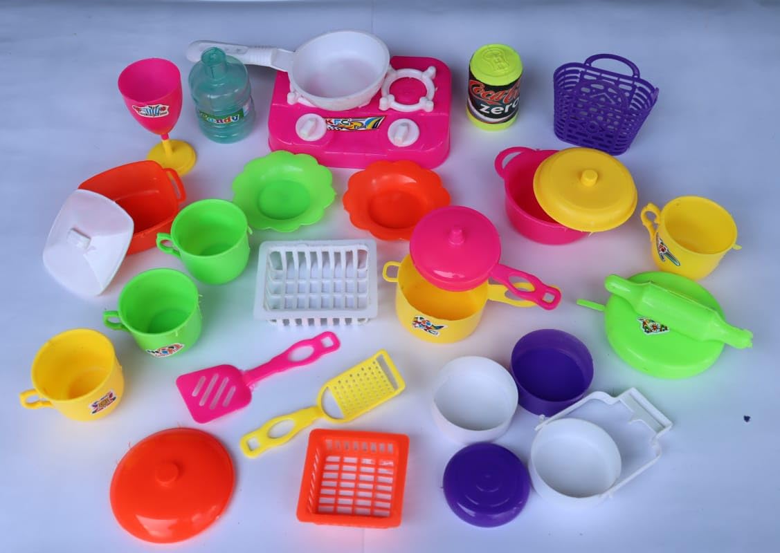 Miniature Cooking Set | Cooking Play Set | Kitchen playset for Girls | Tiny Toys | Kitchen playset | Cooking Set for Kids, Kitch