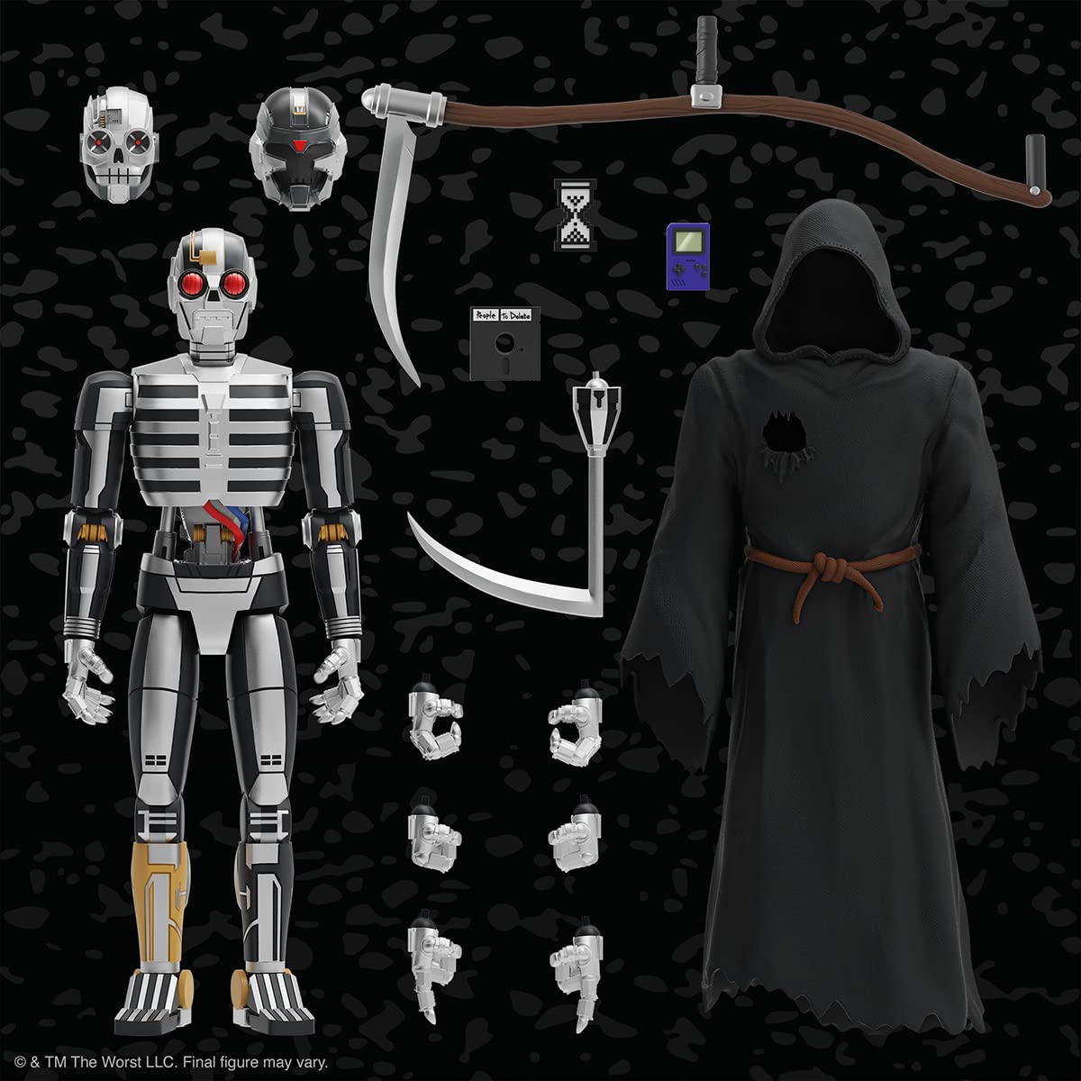 Super7 Ultimates! The Worst Robot Reaper - 7'' The Worst Action Figure With Accessories Collectibles And Retro Toys
