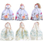 E-Ting 5Pcs Fashion Gorgeous Princess Wedding Party Gown Dresses Clothes With Floral-Print Voile All Around For Girl Doll(Random Pick)