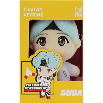 Tinytan Mic Drop 5.1'' Plush Doll Suga - Official Licensed Merchandise - Plushies, Kpop Merch (Suga)