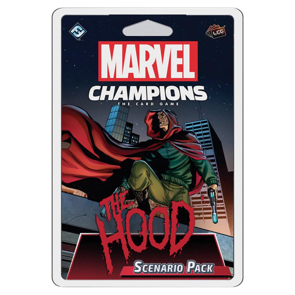 Marvel Champions The Card Game The Hood Scenario Pack - Superhero Strategy Game, Cooperative Game For Kids And Adults, Ages 14+,