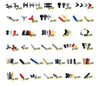 Technic Parts Compatible With Lego Bricks Pin Liftarm Beam Axle Panel Car Building Blocks Moc 370Pcs