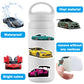Dulefun 100Pcs Jdm Car Stickers, Racing Sport Car Stickers Vinyl Waterproof For Water Bottles Laptop Guitar Skateboard Scrapbook