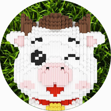 Bdydt Dairy Cattle Micro Building Blocks Set(1983Pcs) Gift For Adults And Kids