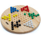 Gse Games & Sports Expert 11.5' Natural Wood Chinese Checkers Board Game Set With 66 Colorful Wooden Marbles, Classic Strategy Family Board Game For Kids & Adults