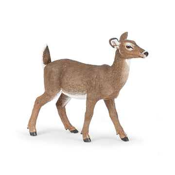Papo -Hand-Painted - Figurine -Wild Animal Kingdom - White-Tailed Doe -50218 -Collectible - For Children - Suitable For Boys And Girls- From 3 Years Old