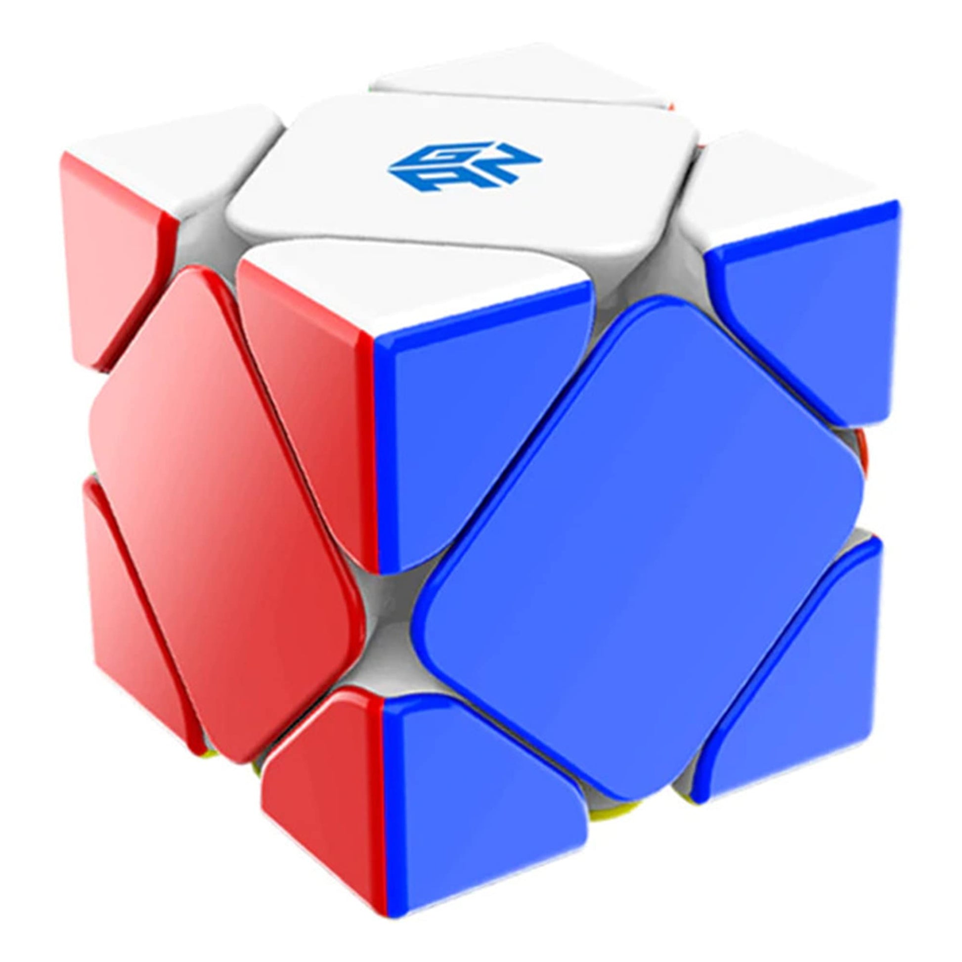 Cubershop Gan Skewb Magnetic Speed Cube (Standard Frosted Version), 2020 Gan Skewb M For Speed Cubing, Smooth & Fast Skewb Cube Puzzle Toy (Core Positioning System With 8 Magnets)