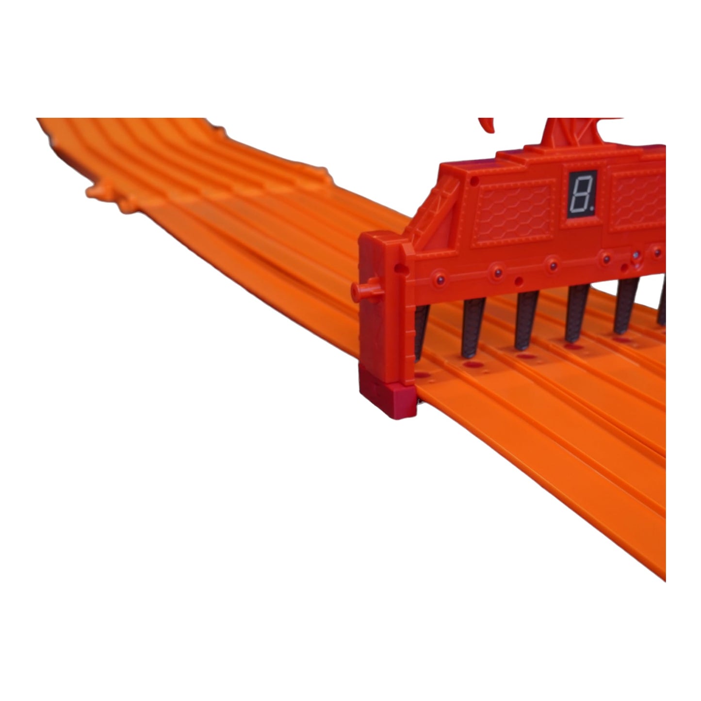 Super 6 Lane Raceway Extension Kit (Red)