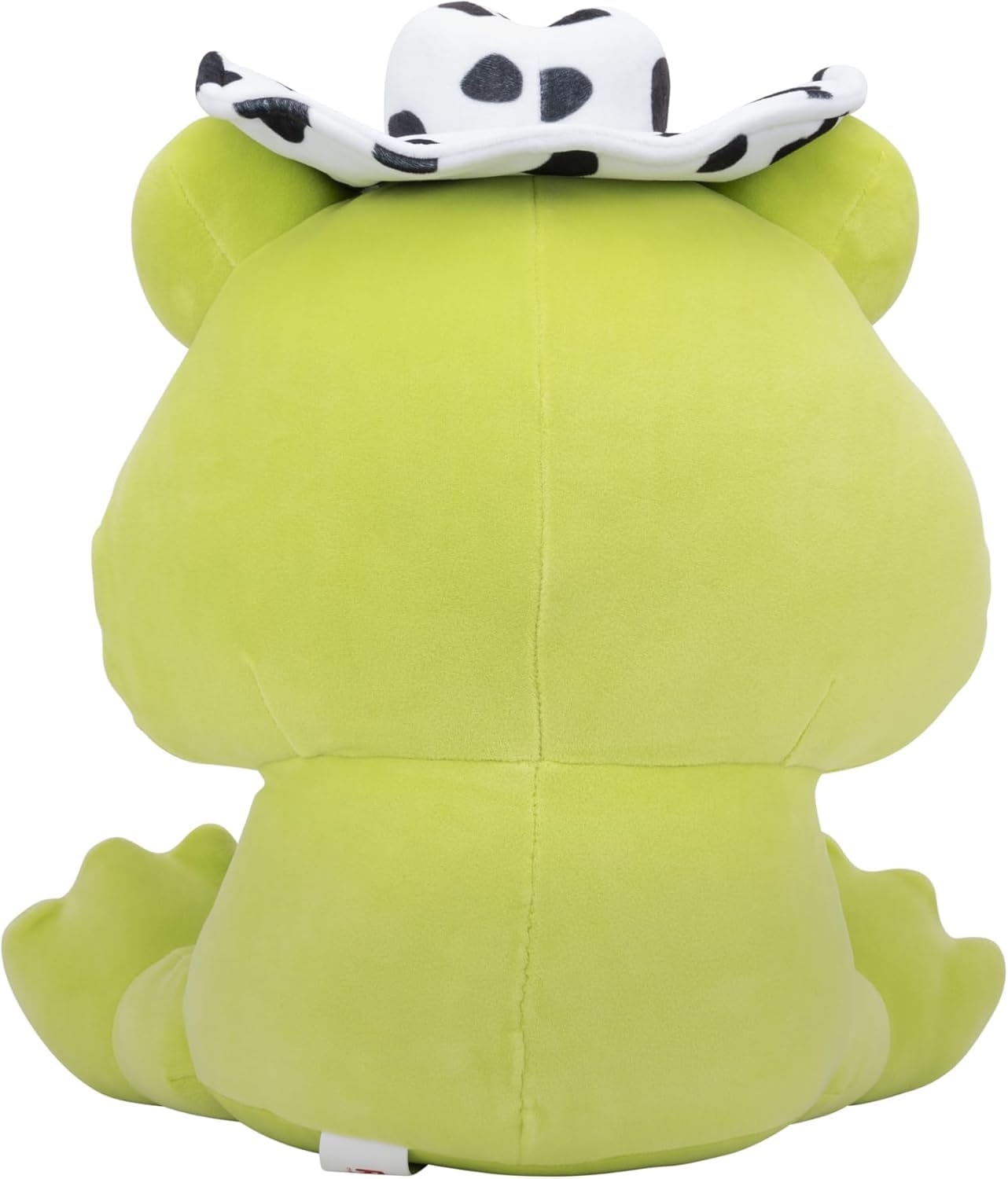 Russ 14-inch Ribbit Rodeo Plush Frog - Soft Polyester Green Toy with Cow Print Cowboy Hat - Ages 3+ - Model RBCR01381
