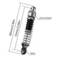INJORA 53mm Shocks- Absorber Oil Threaded Damper for TRX4M TRX4MT 1/18 RC Crawler Upgrade