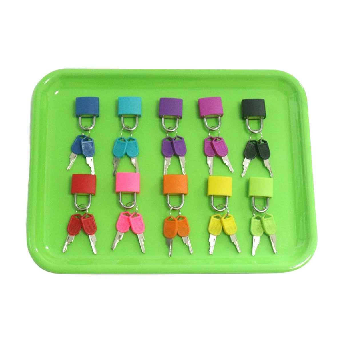 Ilsmysutra Portable Montessori Lock And Key Toy Set For Toddlers Boys Birthday Gift 10Pcs
