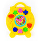 RatnaS Educational 2 In 1 Puzzle Clock Shapes For Kids To Learn Timings And Different Colourful Shapes At A Time.Multicolur.