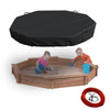 Waterproof Octagon Sandboxes Cover, Upgraded with Wire Rope & Winch Fixed Increase Stability, for 84 X 78 x 9 Kids Outdoor Woode