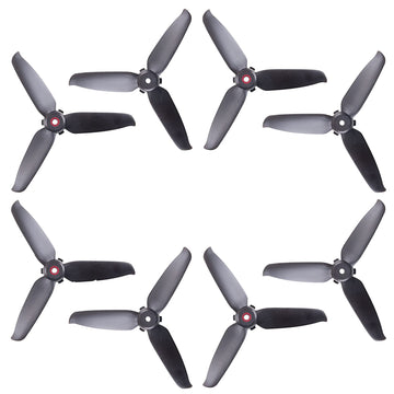 Dji Fpv Drone 5328 Propellers 3-Blades Props Low Noise Quick-Release Upgrade Replacement Accessories (8Pcs - 4Cw 4Ccw, Black)