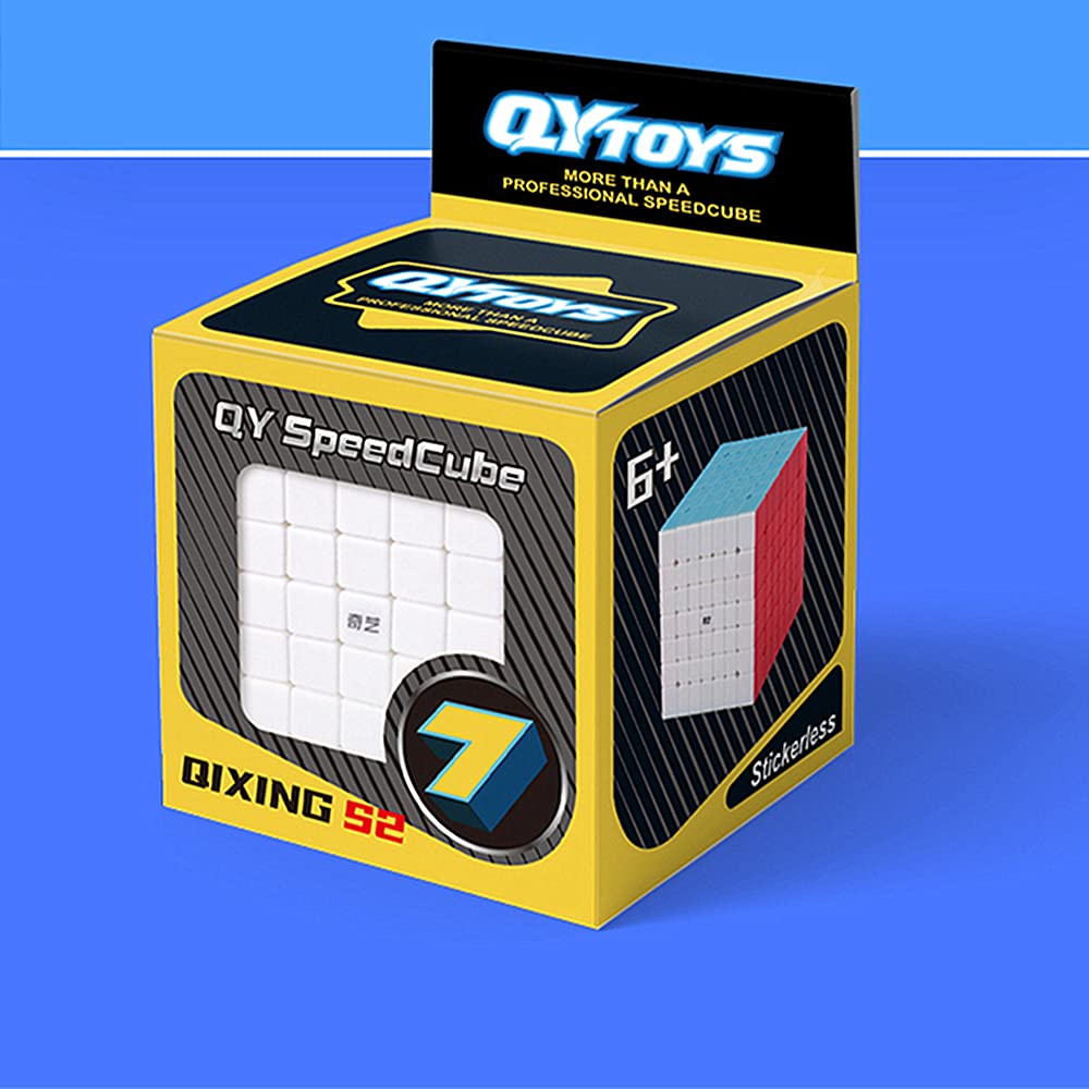 Liangcuber Qy Toys 7X7 Speed Cube Stickerless Qixing S 7X7X7 Color Magic Cube Puzzle Toy