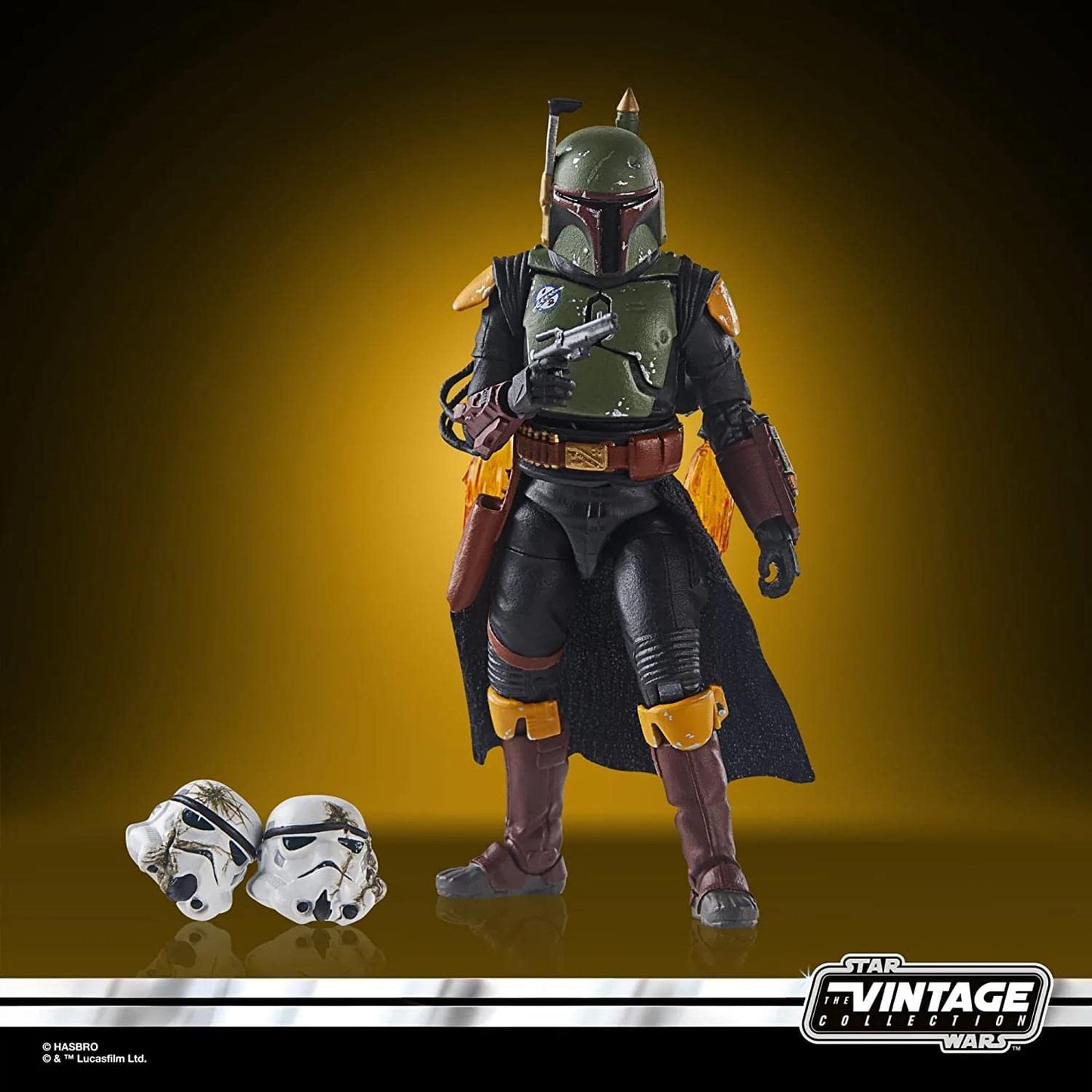 STAR WARS Vintage Collection Boba Fett Action Figure, 3.75-Inch, Green, Model F5894, The Book of Boba Fett Toy for Kids