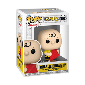 Funko Pop Animation: Peanuts - Charlie Brown - Charlie Brown With Kite - Classic Peanuts - Collectable Vinyl Figure - Gift Idea