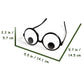 Hohajiu Googly Eyes Glasses, Funny Glasses Pranks Toy, Novelty Shaking Giant Eye Glasses, Funny Costume Accessories For Dress Up Party, Halloween Or Birthday Party Favors, Party Supplies (6Pcs)