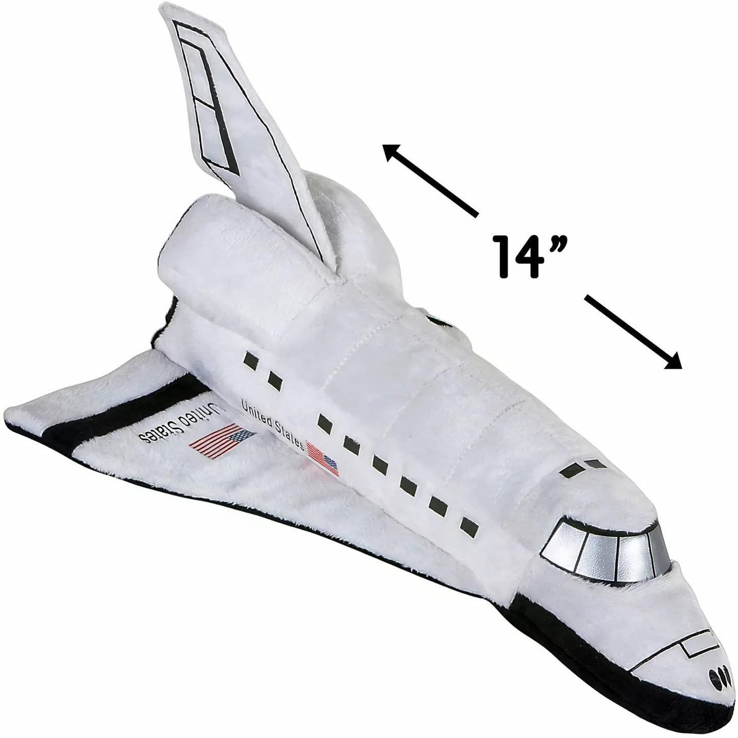 Rhode Island Novelty 14 Inch Space Shuttle Plush