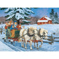 Bits And Pieces - Value Set Of Three (3) 300 Piece Jigsaw Puzzles For Adults - Each Puzzle Measures 18' X 24' - 300 Pc The Greeters, Homecoming, Winter Christmas Puzzle Jigsaws By Artist John Sloane